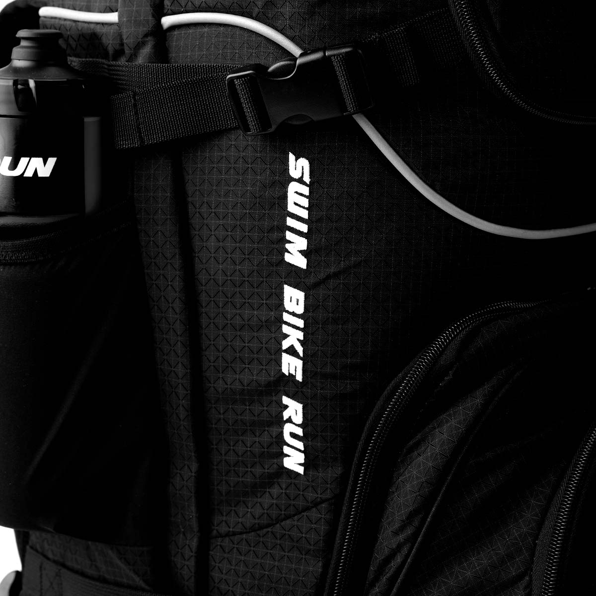 Ultra Tri Bag - Durable Waterproof Travel Backpack for Hiking, Camping & Outdoor Adventures (Black)