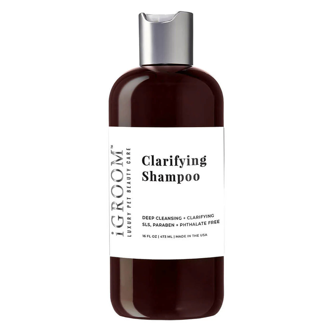 iGROOM Clarifying Shampoo for Dogs - Deep Cleansing & Detoxifying Formula (8oz & 16oz) - Perfect for Bath Time, Grooming & Removing Odors
