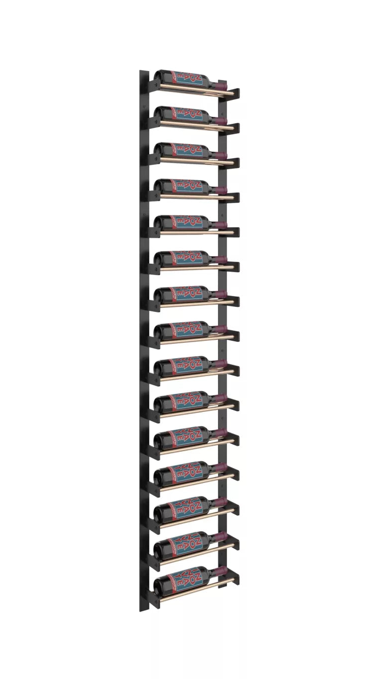 VintageView Evolution 75-Inch Wall Mounted Wine Rack Kit - Holds 15 to 45 Bottles - Space Saving Wine Storage Solution for Home Bar, Kitchen, Dining Room & Wine Cellar Organization