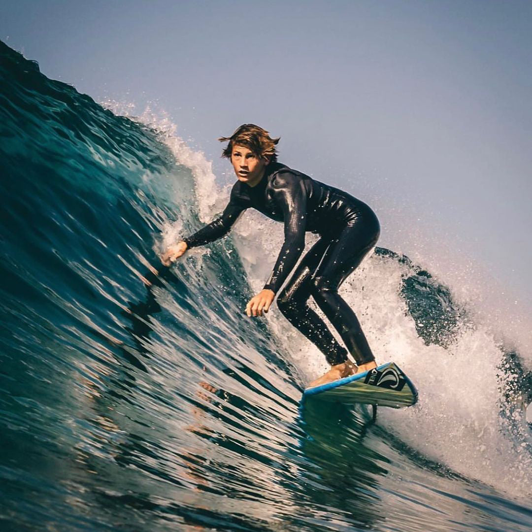 O'Neill REACTOR 2 Youth 3/2 Back Zip Wetsuit - Full Black/Graphic Print for Surfing, Diving & Water Sports