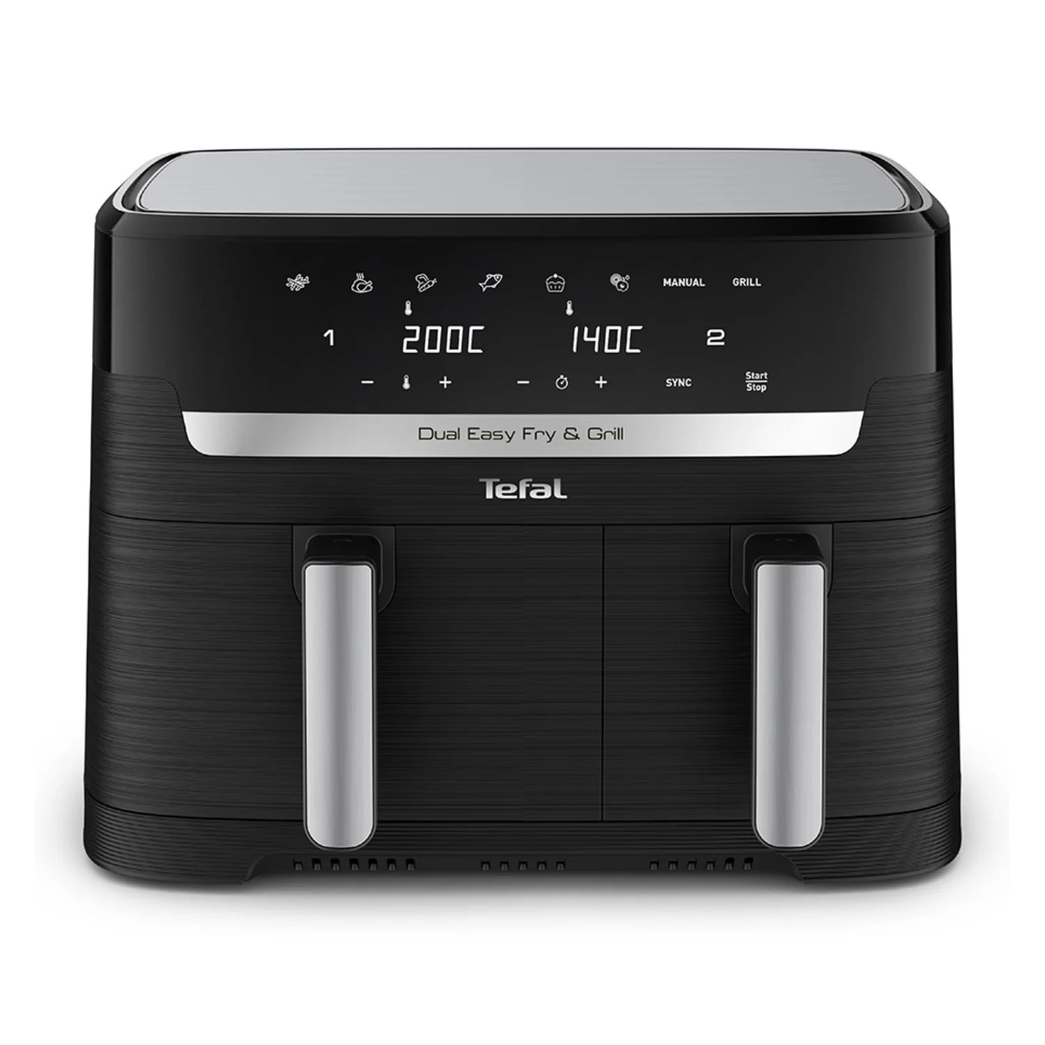 Tefal Dual Easy Fry & Grill Precision XXL Air Fryer EY905N - 10-in-1 Digital Air Fryer Oven with Large Capacity, Healthy Oil-Free Cooking for Family Meals, Roasting, Baking & Grilling - Perfect for Kitchens, Small Apartments & RV Living
