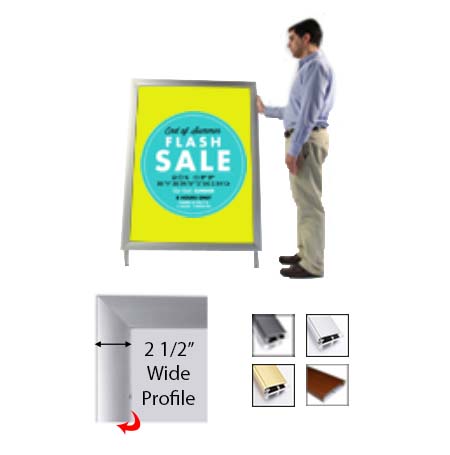 27x39 A-Frame Sign Holder - 2.5