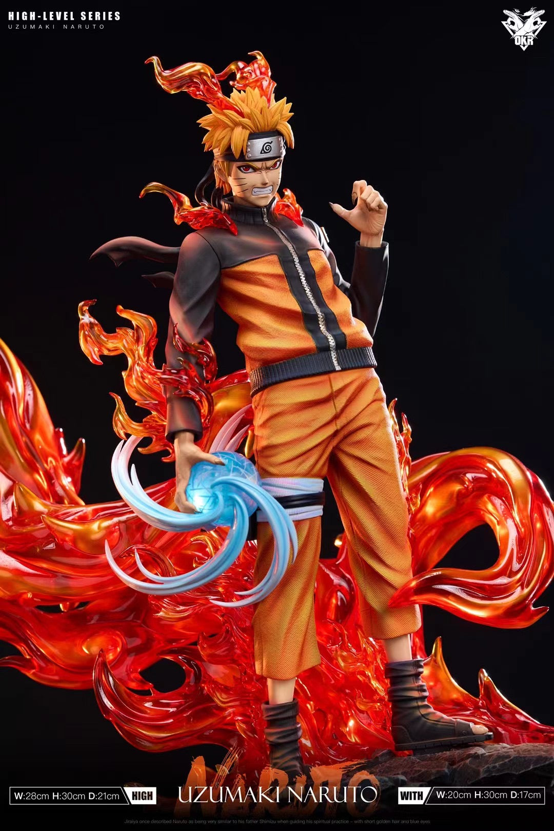 Naruto Uzumaki Anime Figure - High-Quality Collectible Action Figure for Fans | Perfect for Home Decor, Office Display, and Anime Conventions