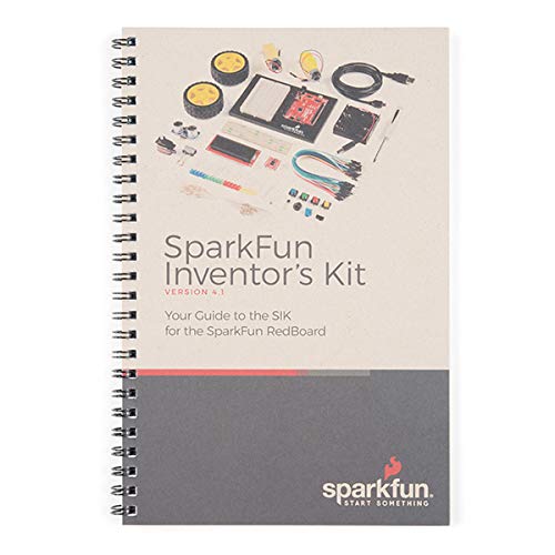 SparkFun Inventor's Kit v4.1.2 - SIK RedBoard Qwiic with White Solderless Board, Carrying Case, 16x2 LCD & Motor Driver - Perfect for STEM Education, Robotics Projects & DIY Electronics