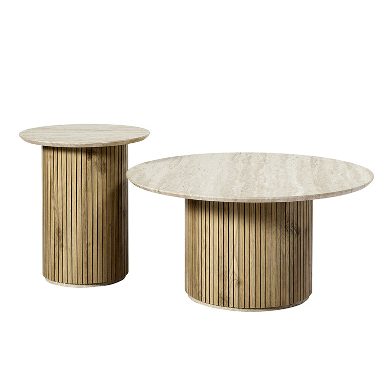 Modern Nesting Coffee Table Set - 2-Piece or 3-Piece Optional - Space-Saving Living Room Furniture for Small Spaces, Apartments & Home Decor