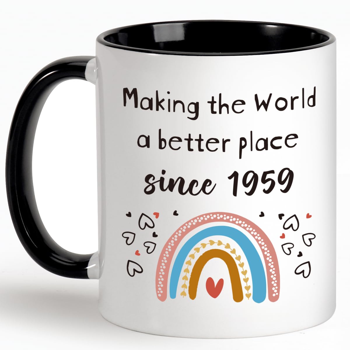 66th Birthday Gifts for Women & Men - Happy 66 Years Old Present - Vintage 1959 Themed Coffee Mug - Perfect for 66th Birthday Celebrations, Retirement Parties & Milestone Anniversaries