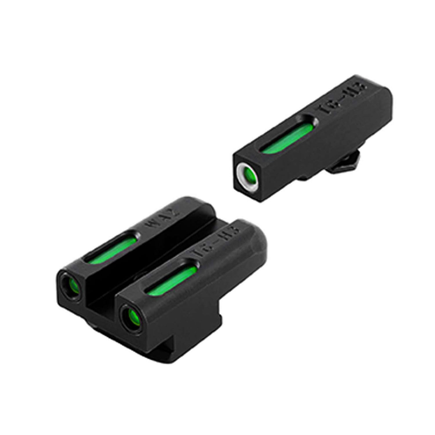 TRUGLO TFX Handgun Sight - Durable Shock-Resistant Compact Tritium & Fiber-Optic Sight for Pistols | Bright Glow for Day & Night Use | Perfect for Home Defense, Tactical Training & Concealed Carry
