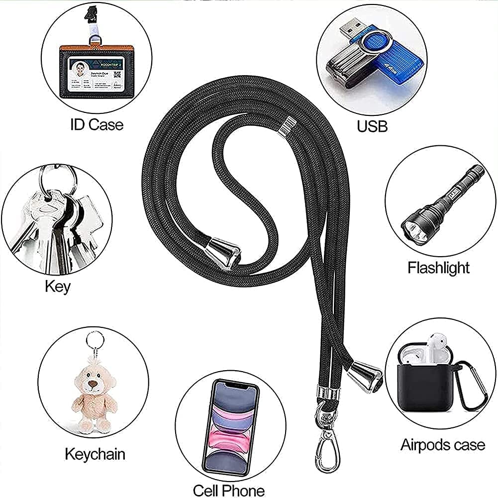 Universal Adjustable Phone Lanyard - Nylon Crossbody Strap for Phones - Perfect for Travel & Shopping