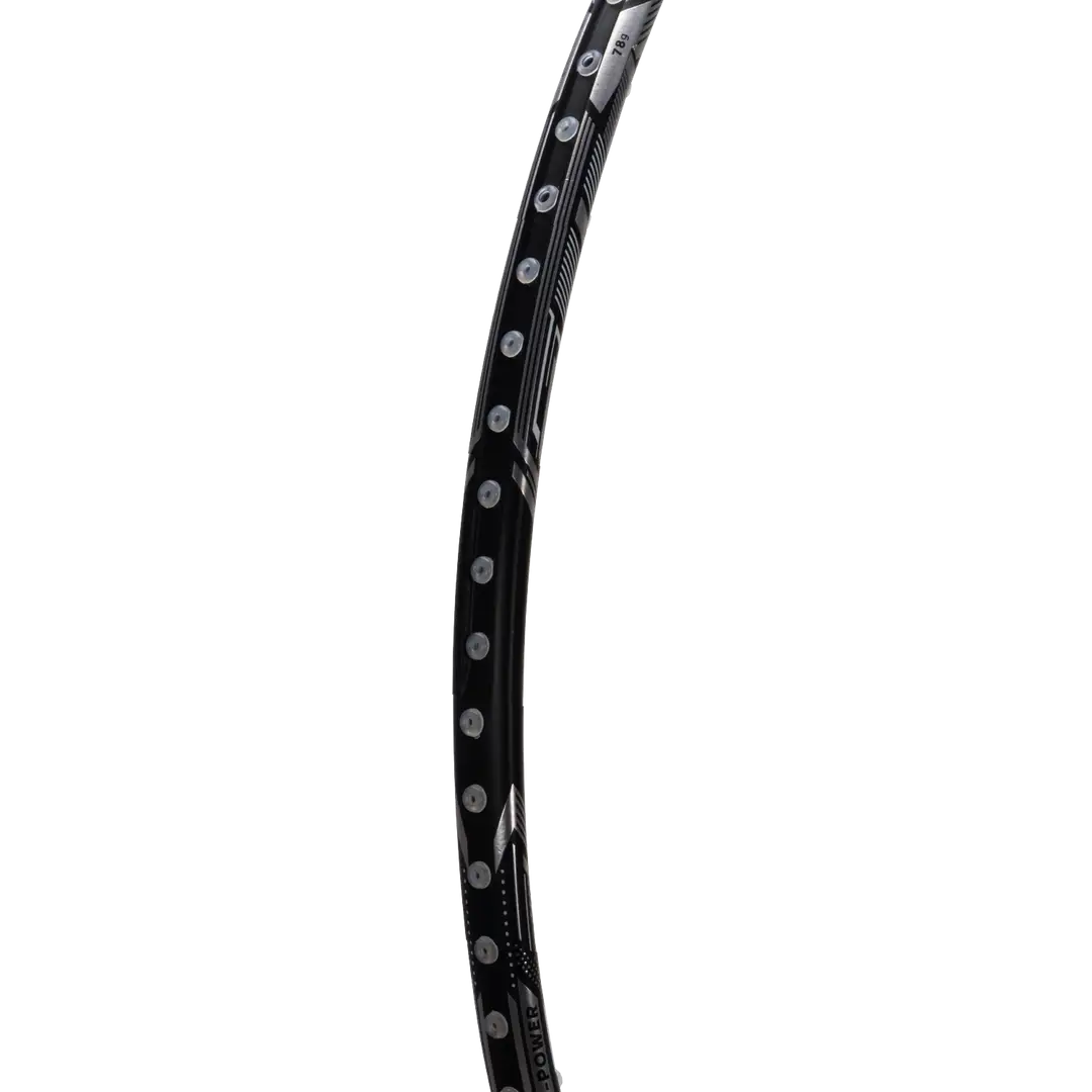 HNDRD Nuclear 78 Badminton Racket - Pre-Strung Carbon Fiber Shuttlecock Racket for Professional & Recreational Play - Perfect for Tournaments, Training & Backyard Games