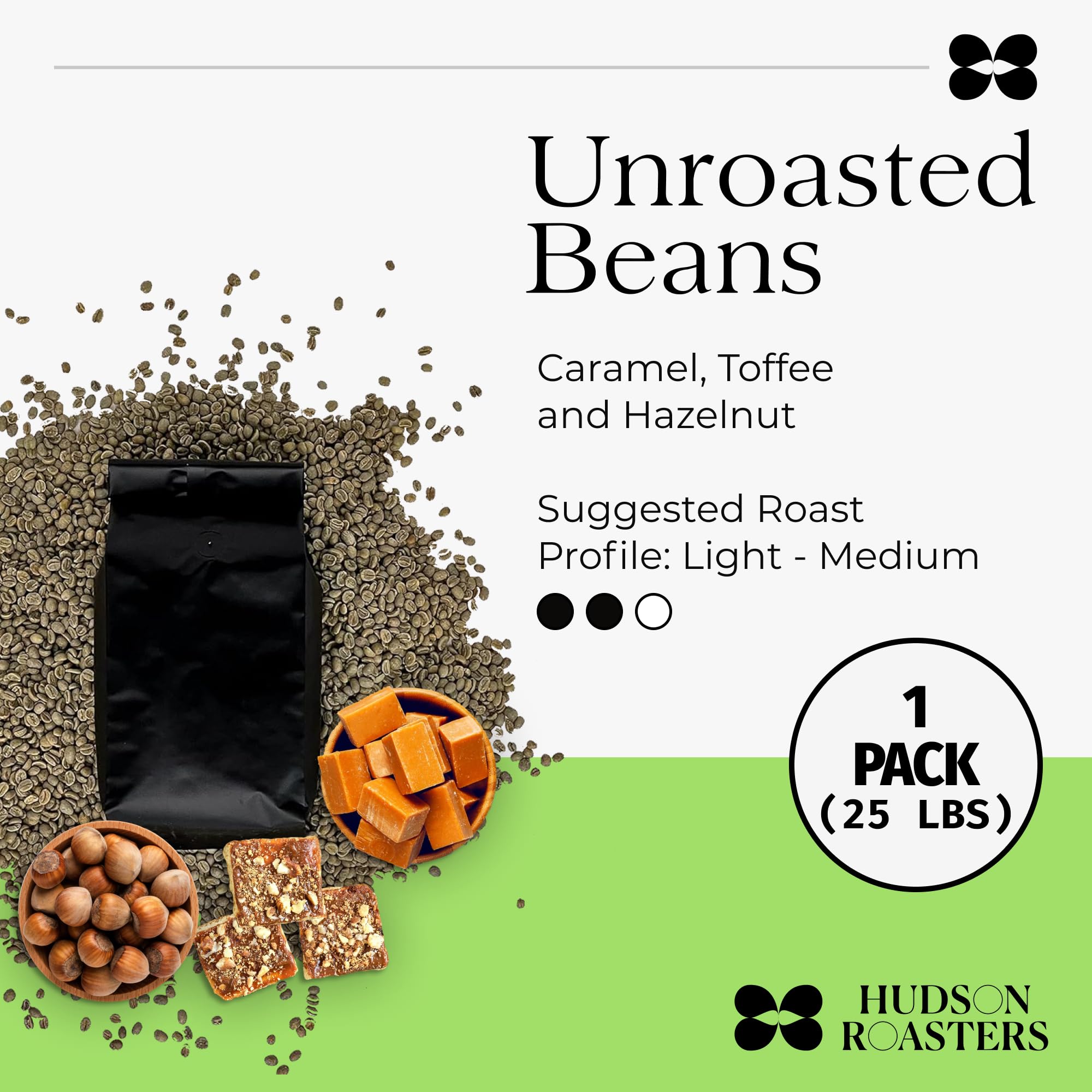 Premium Honduras SHG Unroasted Green Coffee Beans - 25 lbs Bulk - Central American Grown - Ideal for Home Roasting & Commercial Use - Perfect for Espresso, French Press & Cold Brew