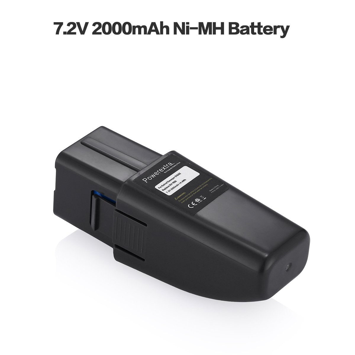 7.2V Replacement Battery Pack for Ontel Swivel Sweeper - Compatible with Cordless Vacuum Cleaners, Ideal for Home Cleaning and Quick Pickups