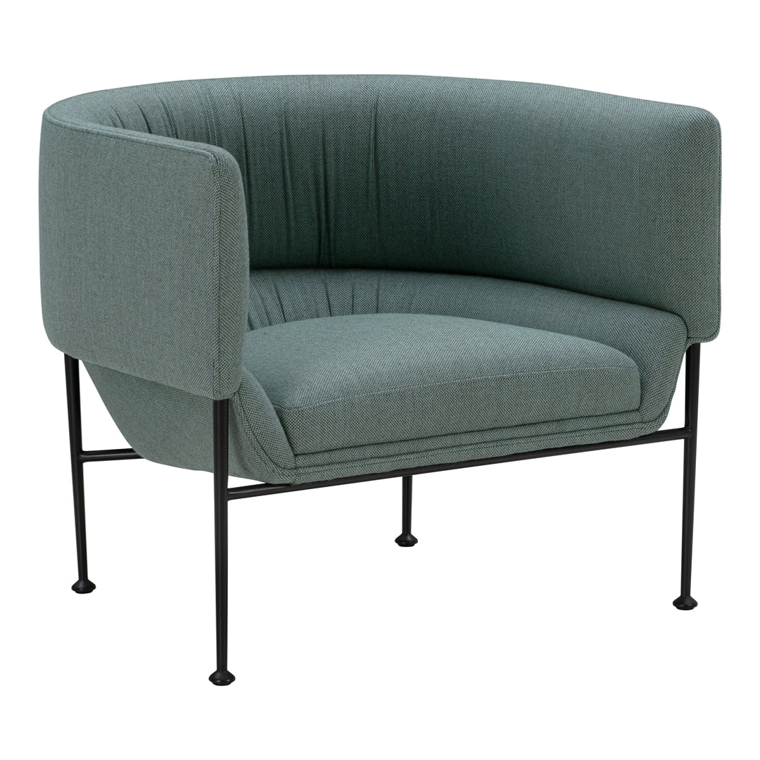 Modern Accent Chair - Mid Century Lounge Chair with Wooden Legs for Living Room, Bedroom, or Office - Comfortable Reading Chair with Soft Cushions and Ergonomic Design - Perfect for Relaxing, Napping, or Working from Home