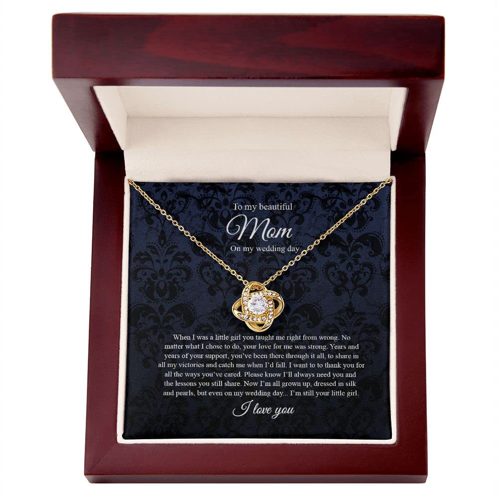 Cross Necklace for Mom - Thoughtful Son Gift with Message Card, Birthday Present for Mother, Mom Son Jewelry, Gift for Grown Up Son from Mom - Perfect for Mother's Day, Christmas & Special Occasions