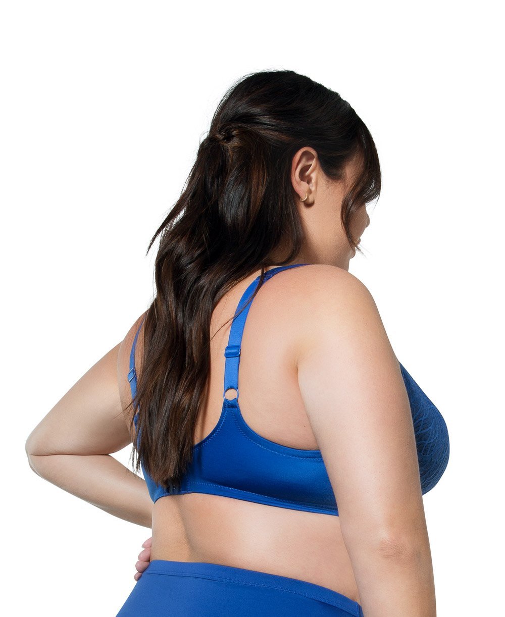 Parfait Charlotte Lace Unlined Bra - Comfortable Wireless Bralette for Women | Seamless Soft Cup Bra for Everyday Wear | Perfect for Yoga, Lounging & Light Support