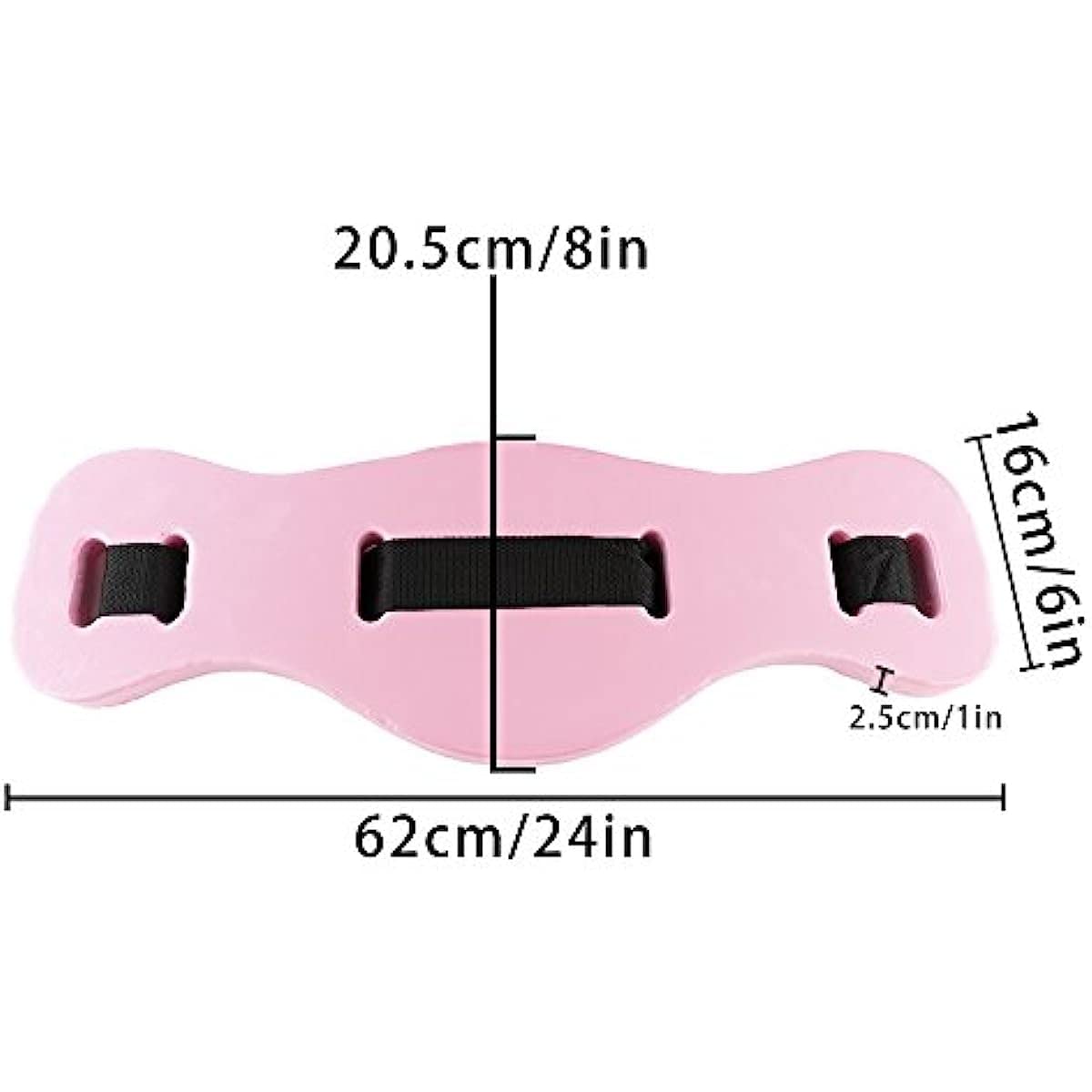 1Pack Adjustable Swim Belt Flotation Belt for Kids & Adults - Safe EVA Swimming Waist Belt for Learning, Training & Jogging - Perfect for Pool, Beach & Water Aerobics (Random Color)