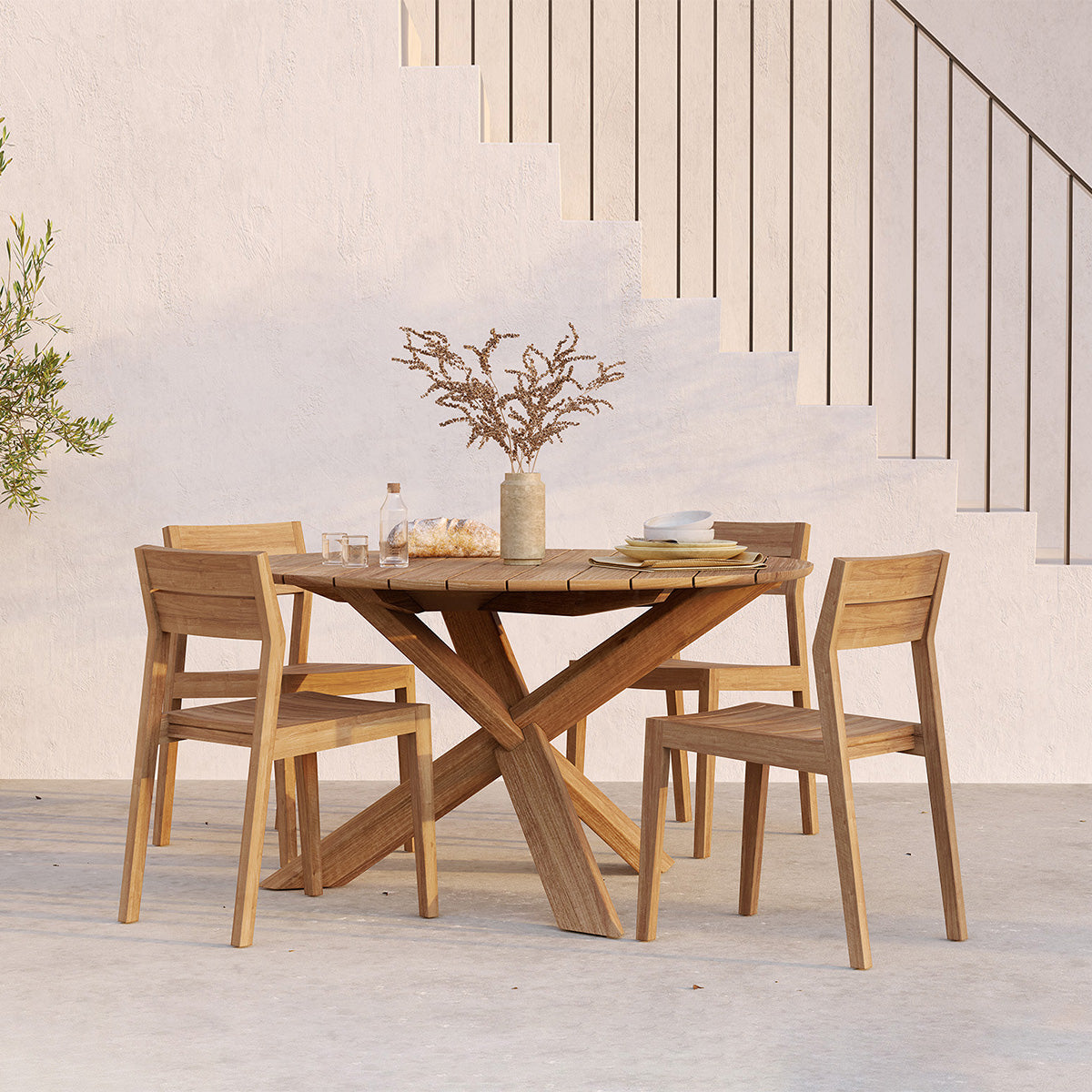 Teak Outdoor Dining Table 54