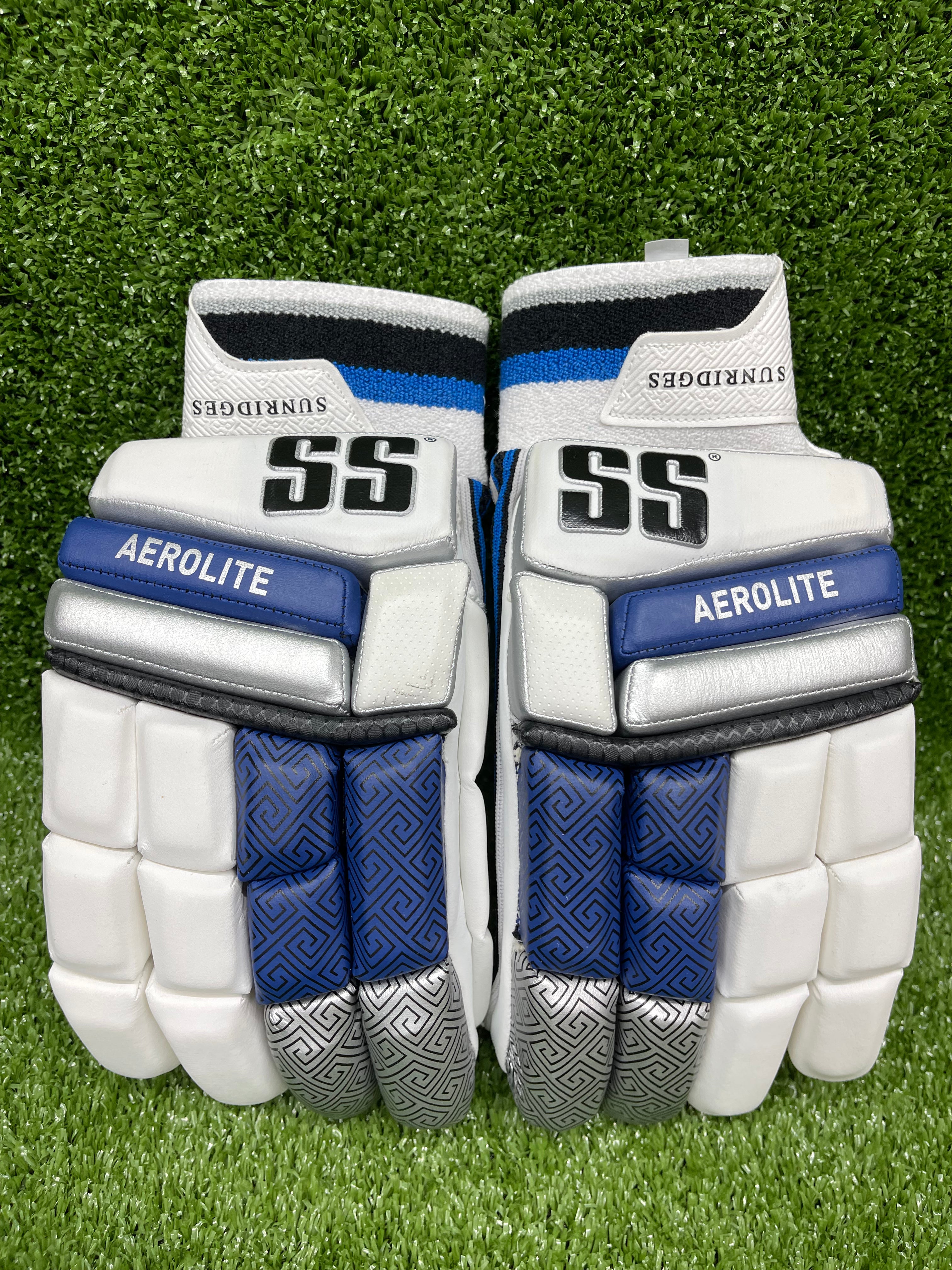Premium SS Aerolite Adult Cricket Batting Gloves - Lightweight & Breathable for Maximum Comfort - Perfect for Practice, Matches & Professional Play
