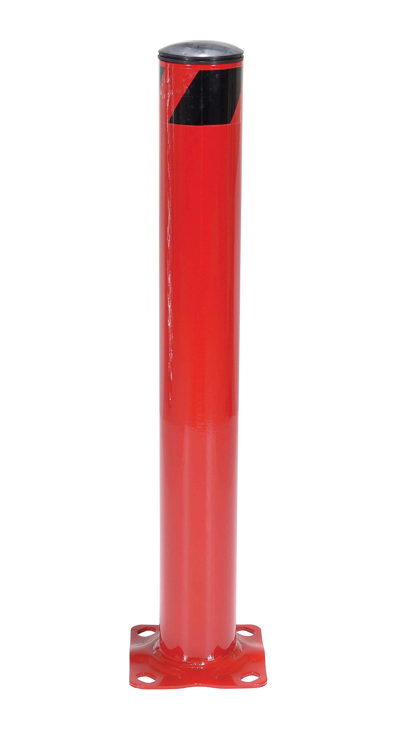 Vestil BOL-36-4.5-RED Steel Pipe Safety Bollard 36