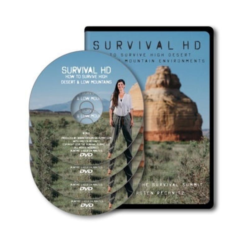 Survival High Desert Training DVD or USB - Essential Wilderness Preparedness Guide for Outdoor Adventures & Emergency Situations