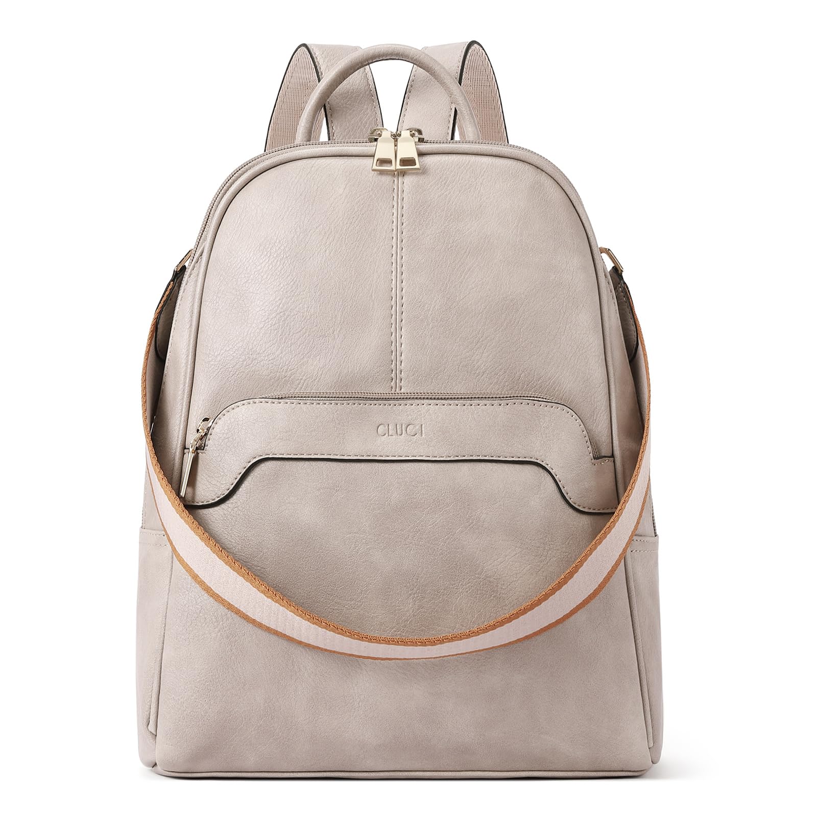CLUCI Women's Leather Backpack Purse - Convertible Travel Backpack & Shoulder Bag for Work, School & Daily Use | Stylish Designer Daypack for Ladies