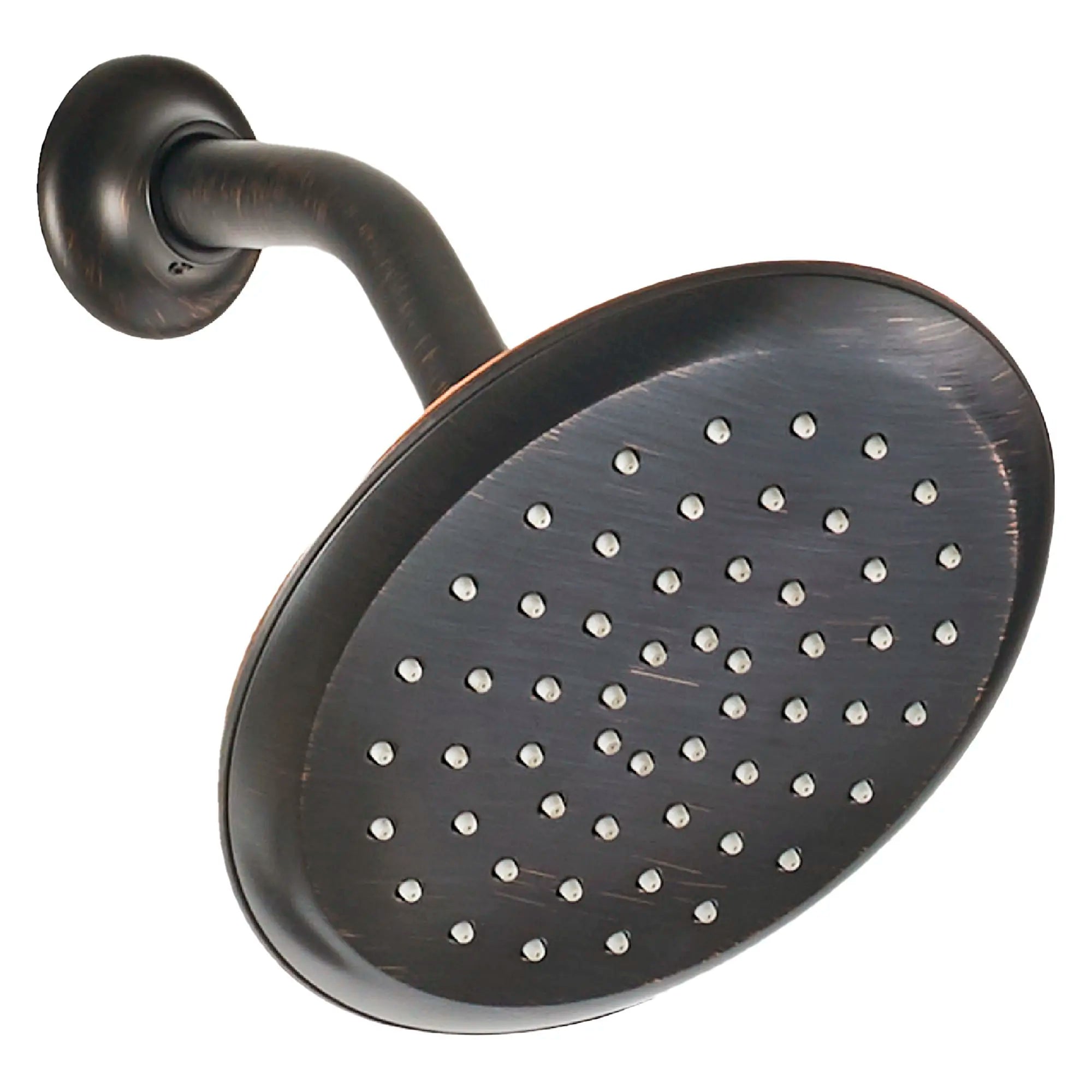 Fluent® 7 Inch High Pressure Water Saving Showerhead - 1.8 GPM/6.8 LPM Flow Rate - Perfect for Eco-Friendly Bathrooms & Water Conservation Homes