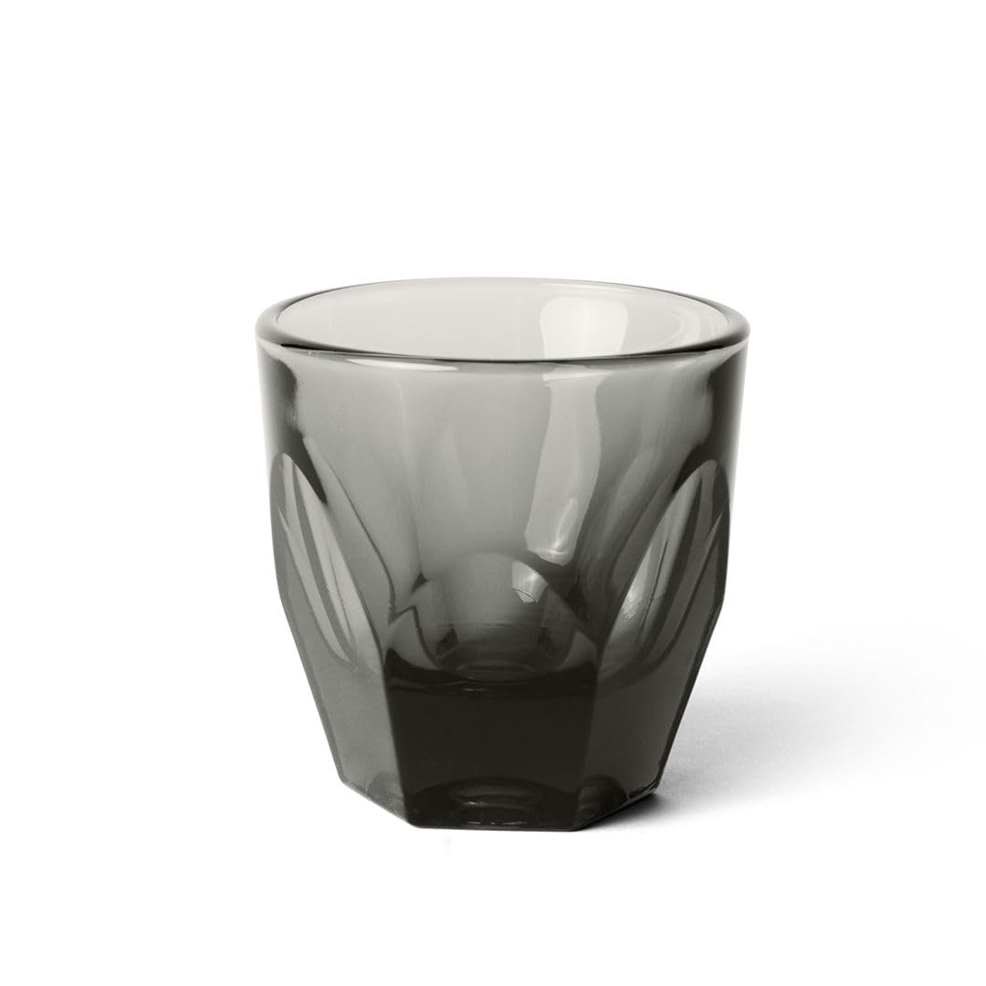notNeutral VERO Glass Smoke (6 oz, Set of 6) - Elegant Modern Drinking Glasses for Cocktails, Wine, and Home Bar Decor