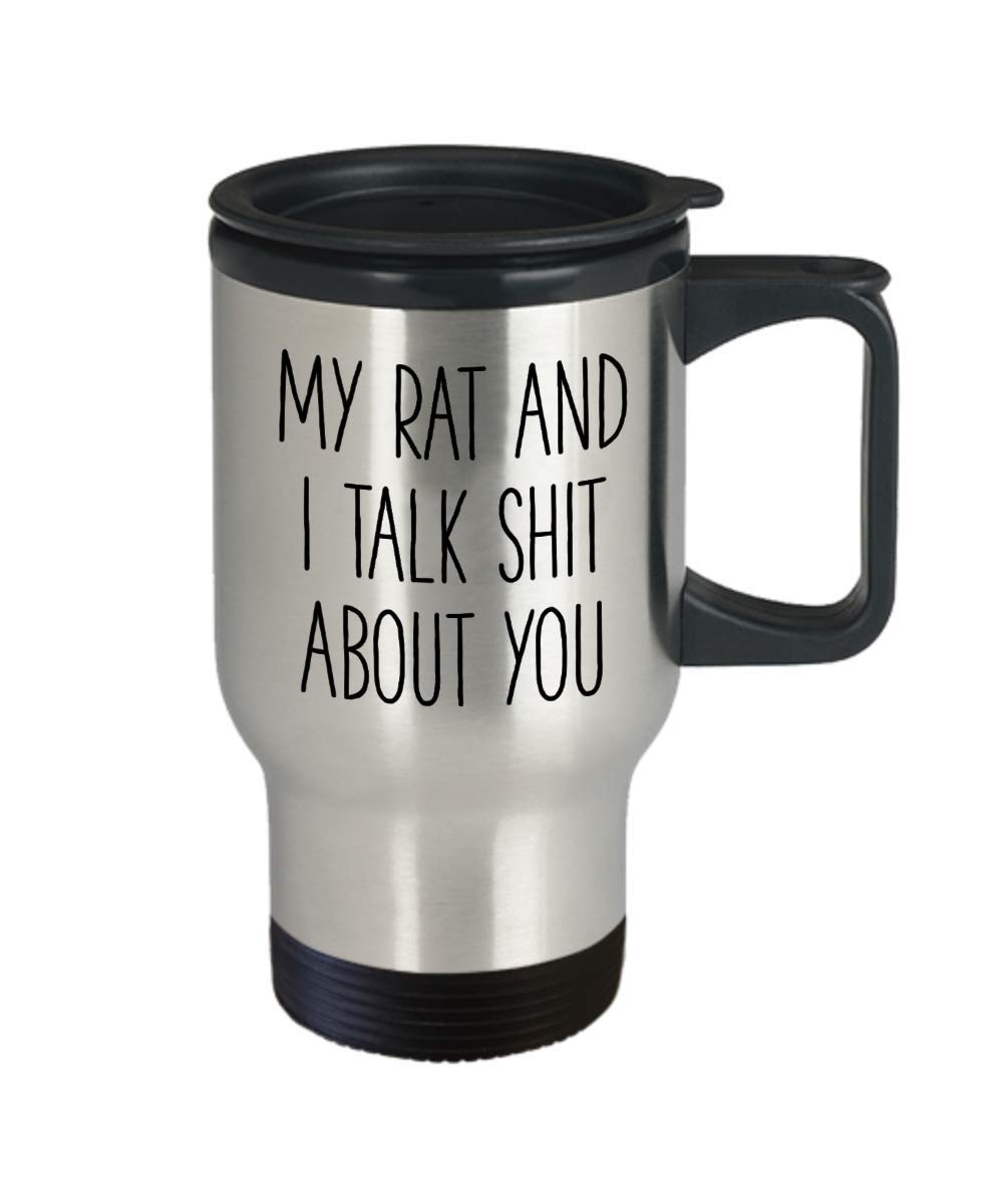 Funny Rat Themed Coffee Mug - Perfect Gift for Rat Lovers & Owners - Novelty Rat Merchandise - Great for Coffee, Tea & Office Use