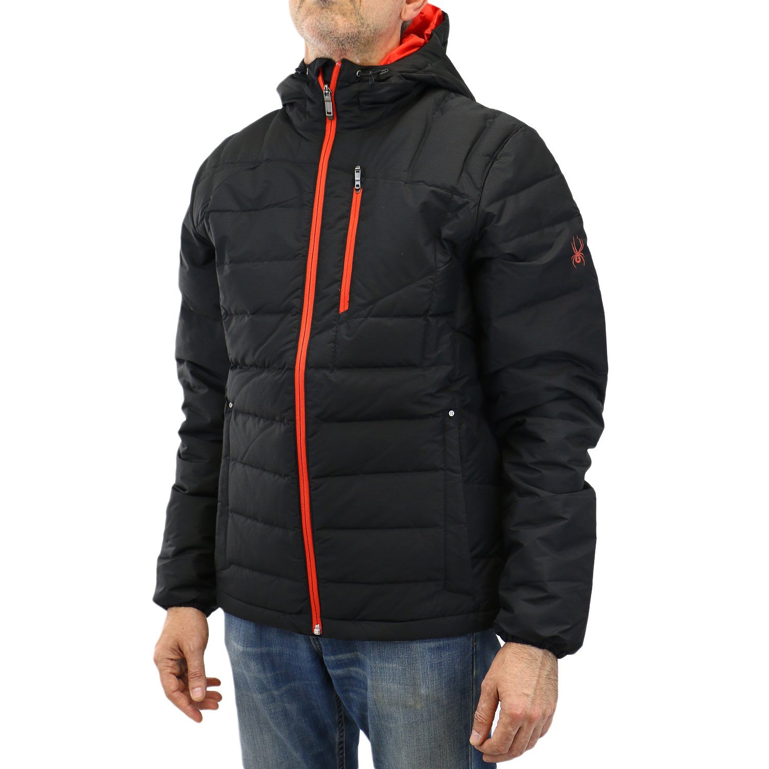 Spyder Men's Dolomite Hoody - Lightweight Waterproof Winter Jacket for Skiing & Outdoor Activities