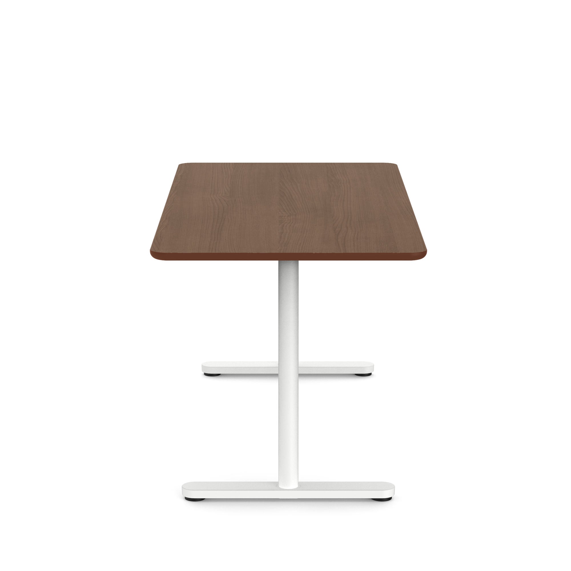 Adjustable Single Desk with Fixed Height - Ergonomic Home Office Desk for Work & Study - Perfect for Small Spaces & Remote Work