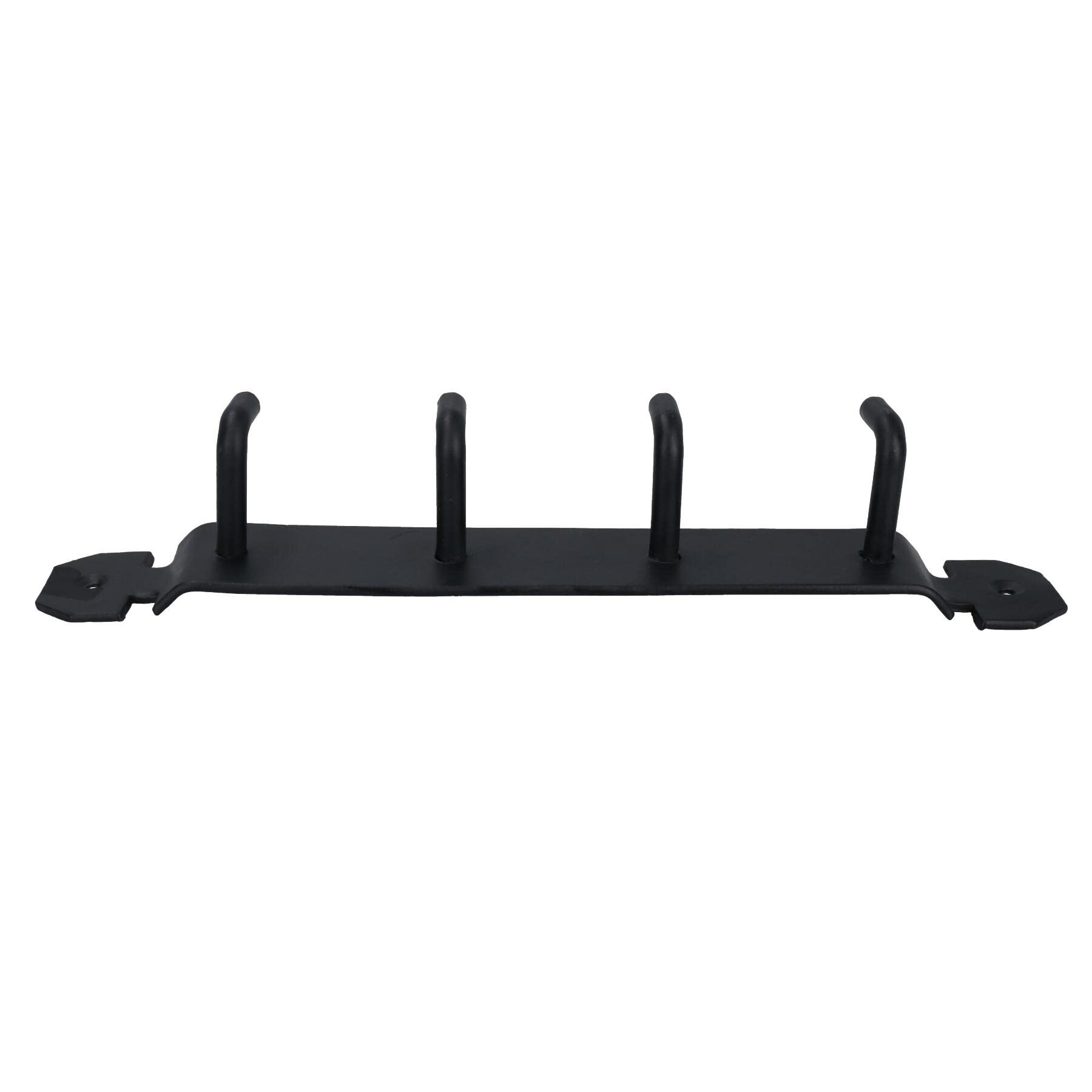 4 Hook Wall Mounting Bracket Hanging Plate for Fireside Fire Tools Log Burner - Perfect for Fireplace, Wood Stove, and Hearth Accessories