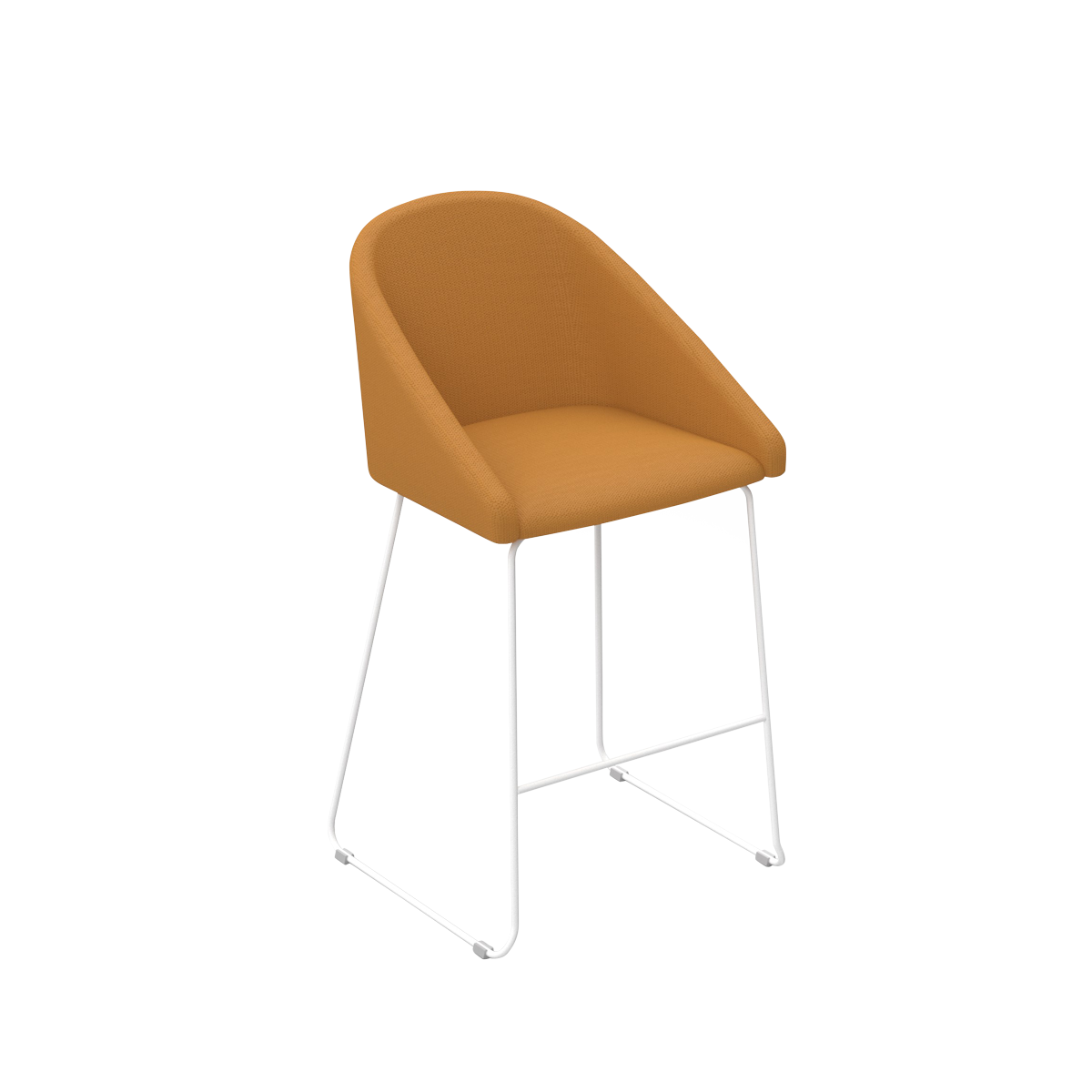 BLOOM BL18 Modern Wooden Stool - Stylish & Comfortable Seat for Home, Office, and Outdoor Use - Perfect for Dining, Bar, or Patio Decor
