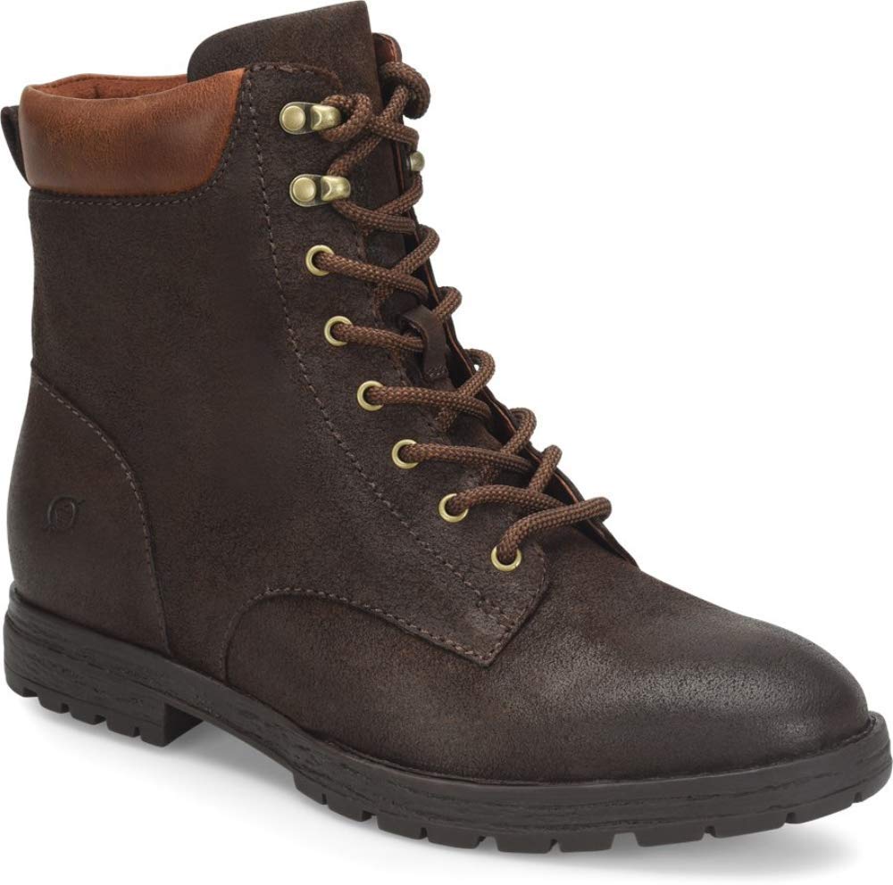 BORN Men's Pike Lace Waterproof Hiking Boots - Lightweight Outdoor Shoes for Trekking & Camping Adventures
