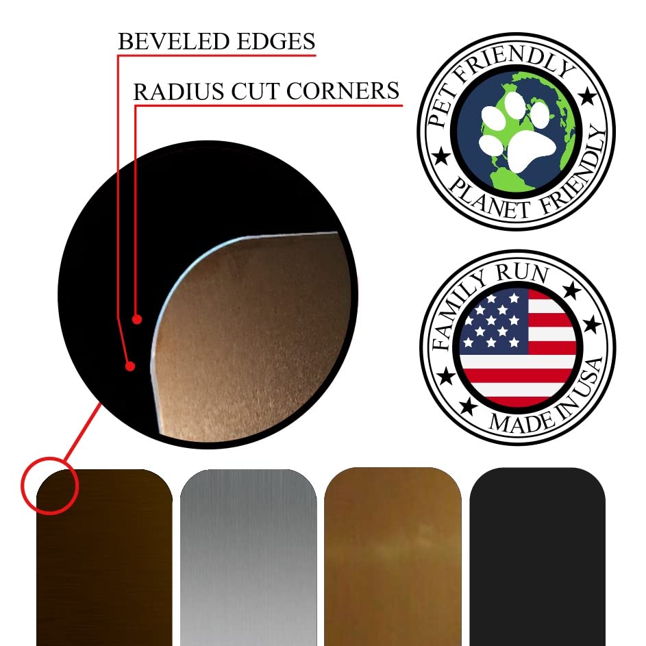 Dog Scratch Door Protection Plate - Anodized Aluminum with 3M Adhesive - Oil Rubbed Bronze Finish - 6x30 Inch Full Length - Durable Door Guard for Pets - Perfect for Home Entryway & Interior Door Protection