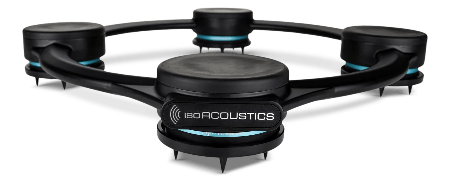 Iso Acoustics Aperta Sub Isolation Stand - Premium Subwoofer Stabilizer for Home Theater & Studio Audio Systems - Reduce Vibrations & Improve Bass Clarity for Music, Movies & Gaming