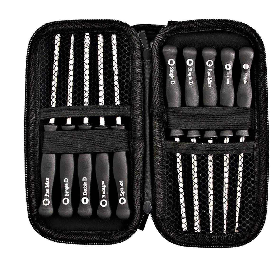 10pcs Carburetor Tool Set for 2-Cycle Engines - Tune Up & Cleaning Kit for Motorcycles, Lawn Mowers