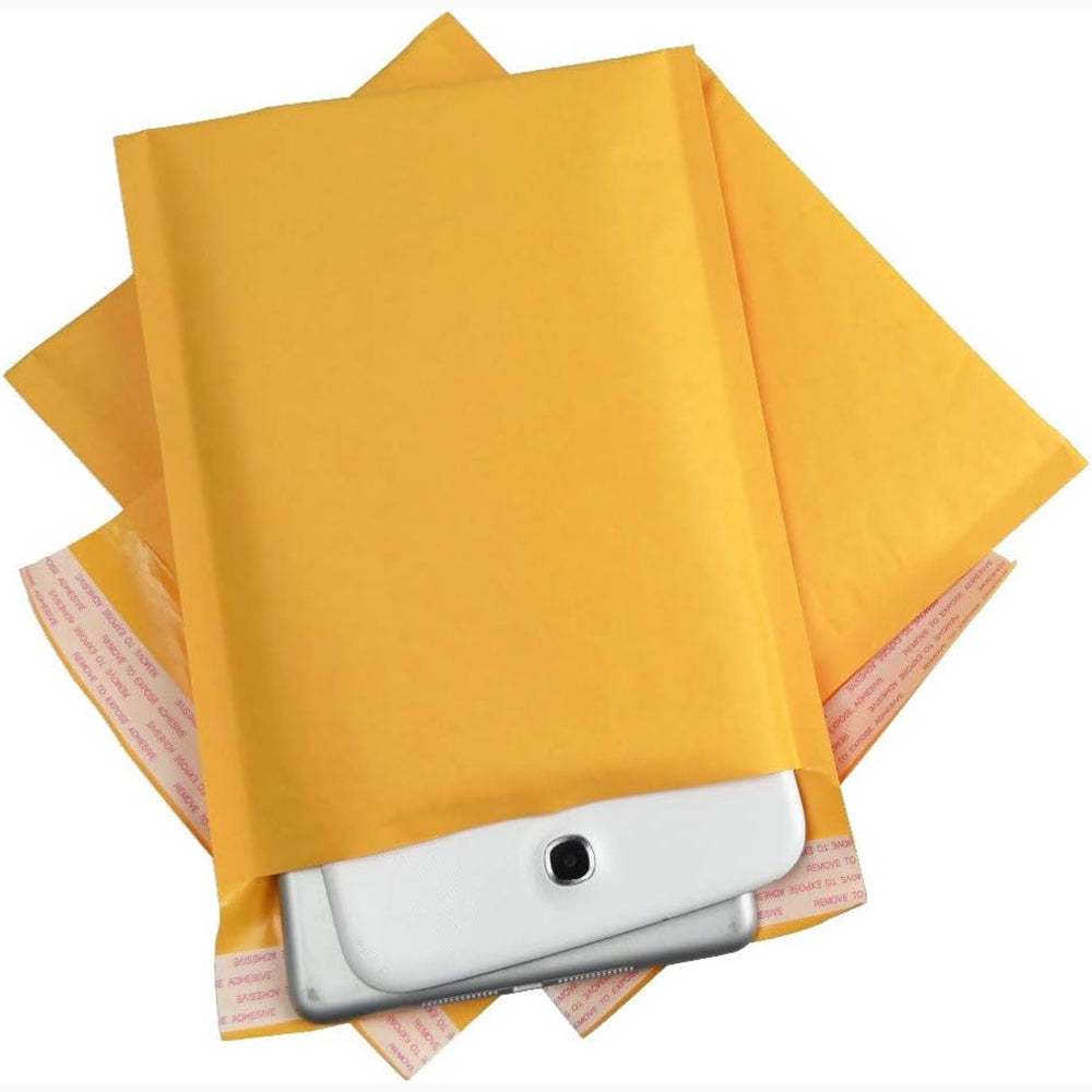 Kraft Bubble Mailers 8.5 x 14.5 Inches - 100 Pack Padded Shipping Envelopes for Ecommerce, Pack & Ship - Perfect for Small Business, Online Sellers & Amazon FBA