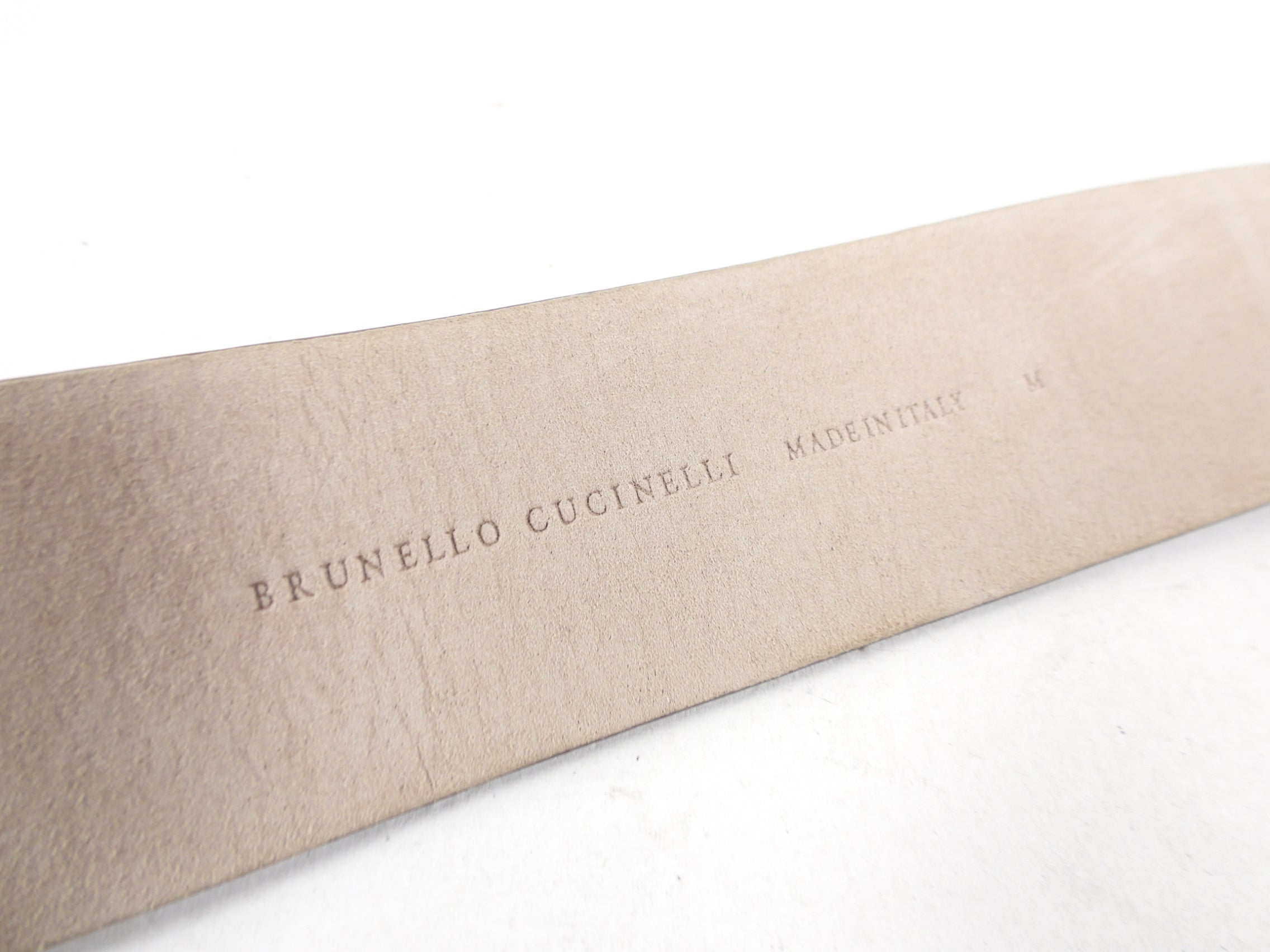 Brunello Cucinelli Genuine Leather Belt for Men - Premium Brown Leather Dress Belt - Size M / 34-39 Inches - Perfect for Business, Office & Formal Occasions