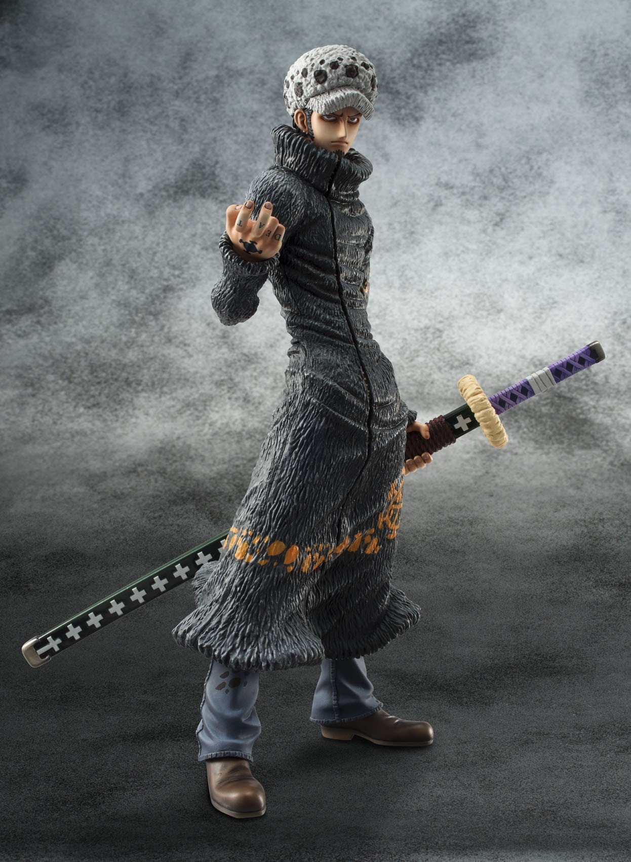 Megahouse One Piece Trafalgar Law EX Model PVC Figure - Anime Collectible for Display & Decoration | Perfect for Manga Fans, Office Desk & Home Decor