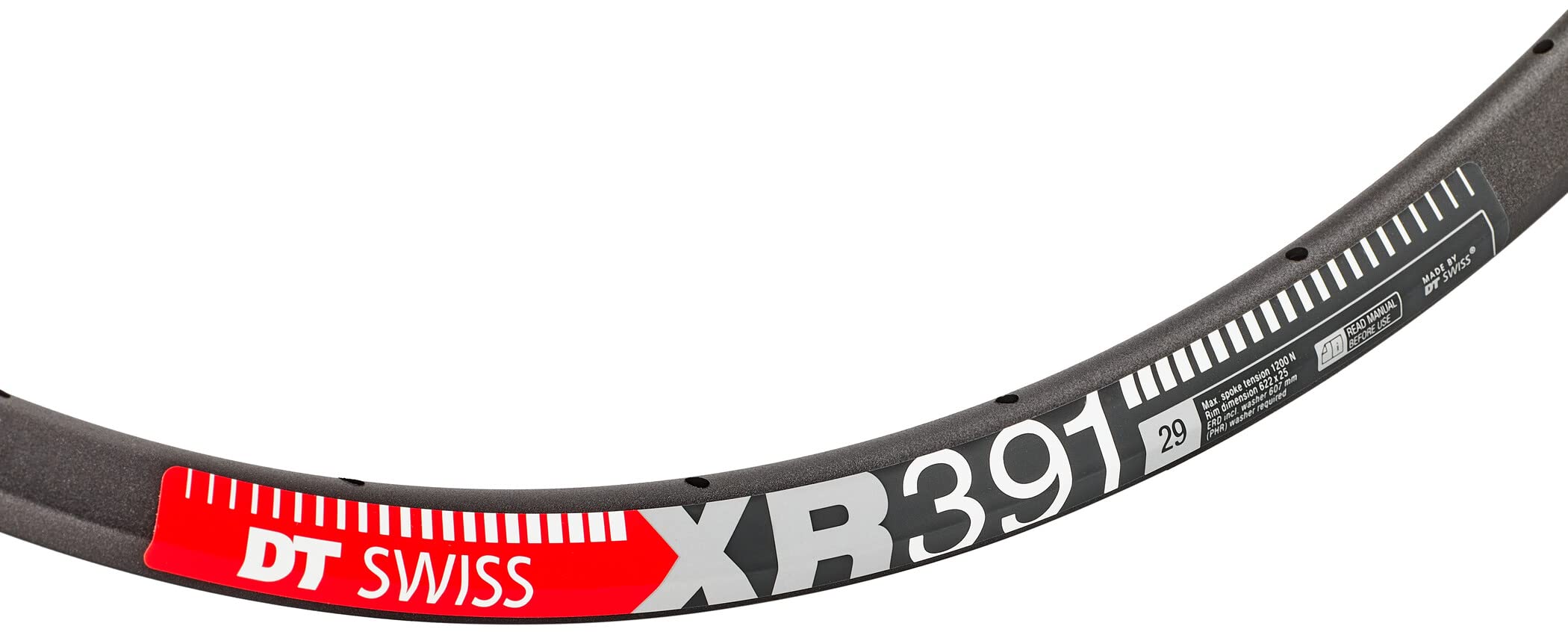 DT Swiss XR 391 SBWT Disc-Specific 28H Presta Valve Black 29