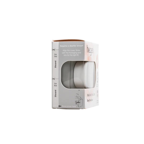 Hegen Straw Spout Grey - BPA-Free Baby Bottle Accessory for Easy Drinking | Perfect for Travel, Daycare & On-the-Go Feeding
