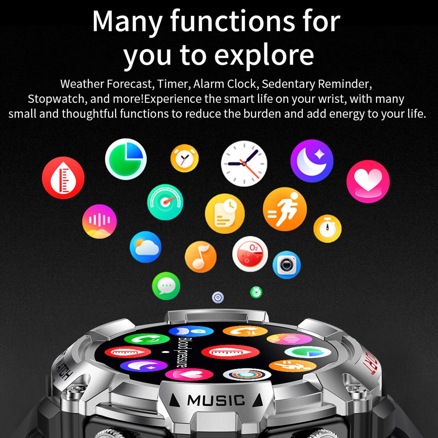 Smart Watch with Wireless Earbuds - 1.52