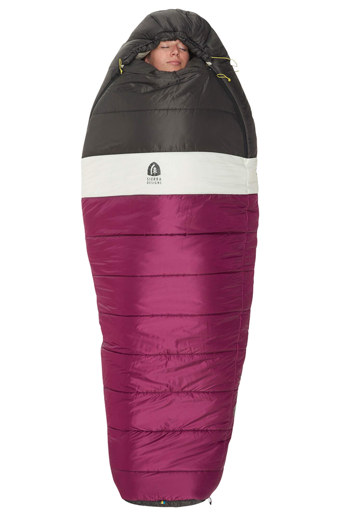 Sierra Designs Synthesis 20/35/50 Degree Synthetic Mummy Sleeping Bag for Camping & Backpacking - Lightweight & Warm for Men & Women - Perfect for Hiking, Backcountry Adventures & Cold Weather Camping