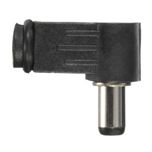 2.5x5.5mm Right Angle L-Shaped 90° DC Power Plug Male Connector Adapter - Perfect for Laptops, Monitors & Electronics Power Supply