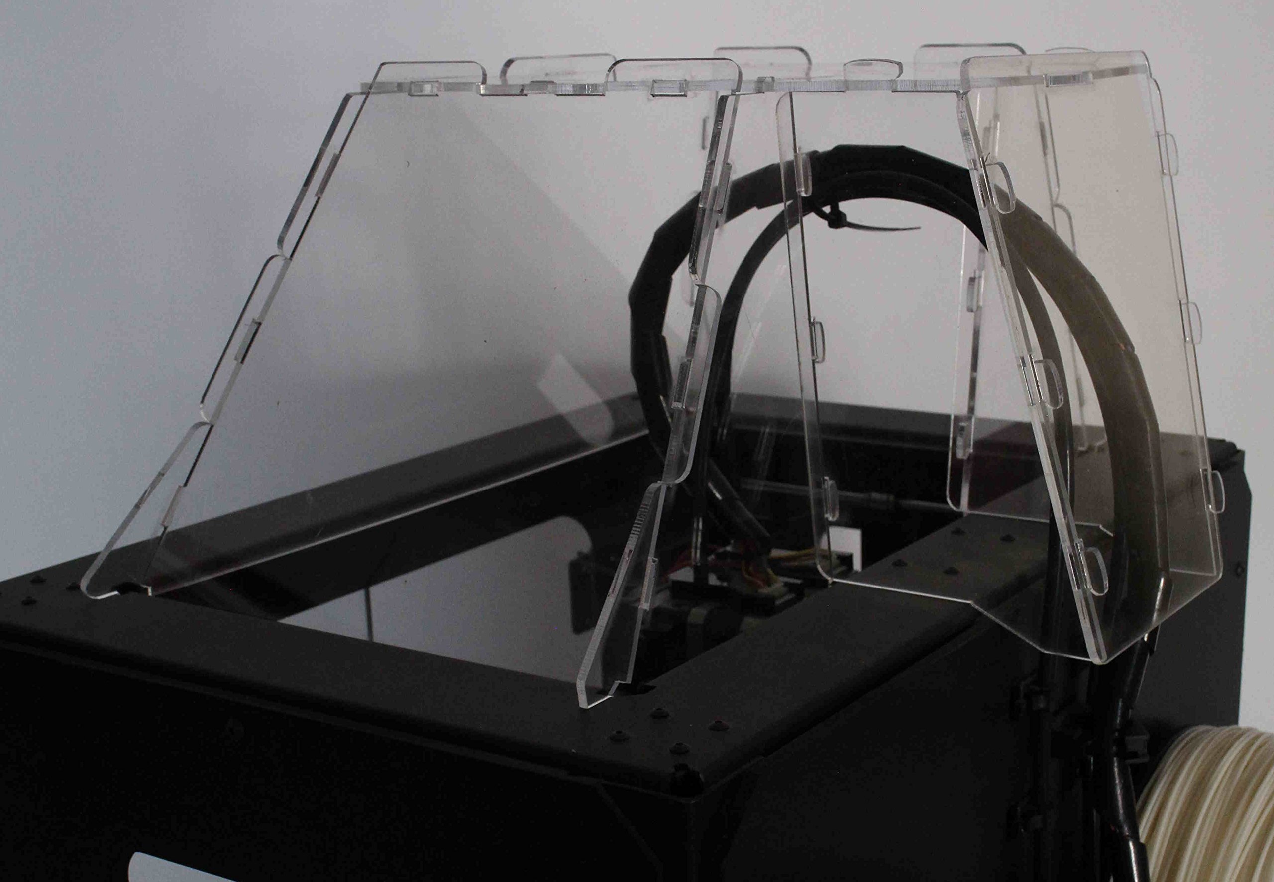 Makerbot Replicator 2/2X 3D Printer Enclosure - Protective Case for Temperature Control & Noise Reduction | Perfect for Home, Office & Workshop 3D Printing Projects