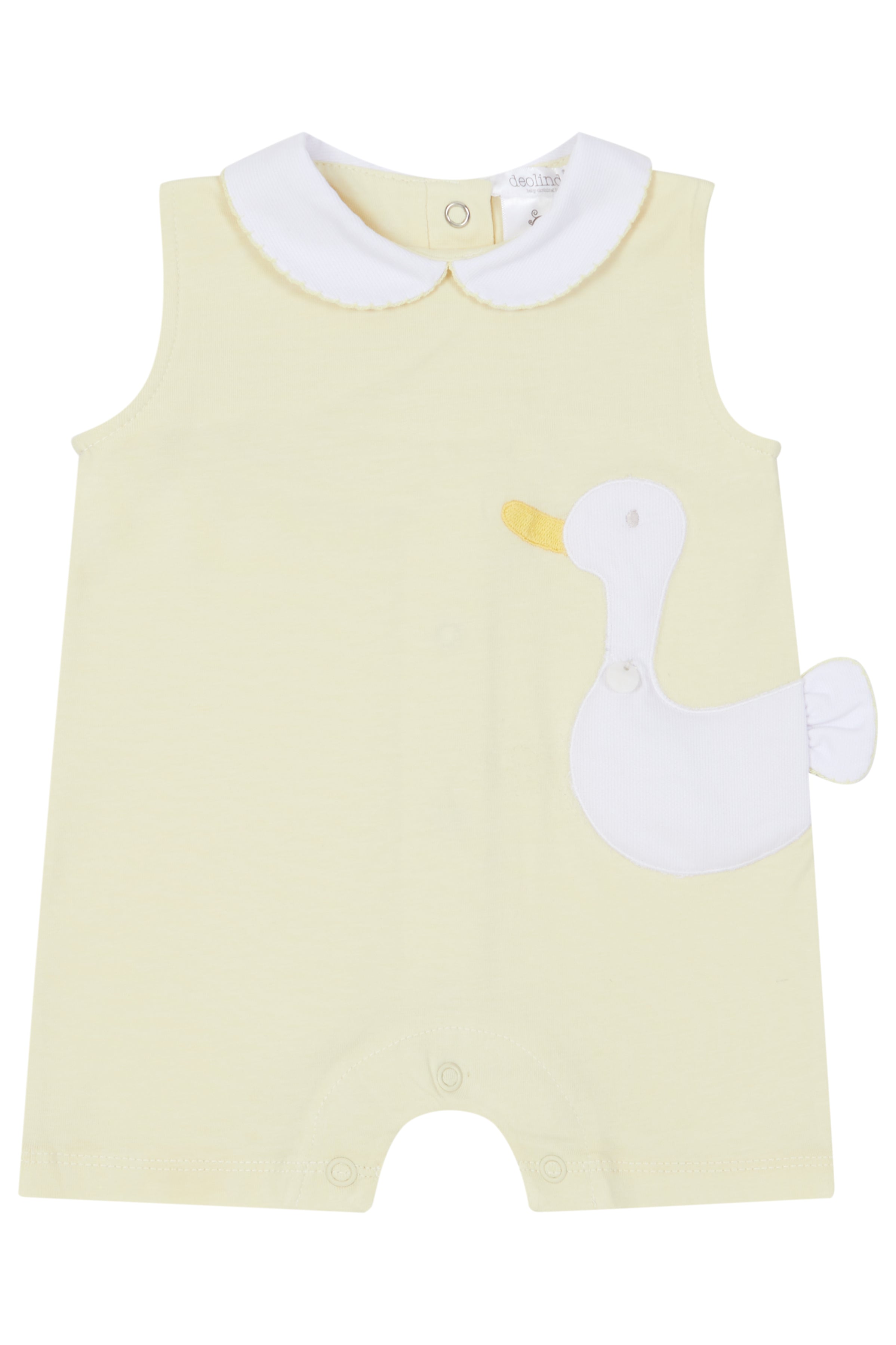 Nico Lemon Duck Romper - Cute Baby Onesie for Boys & Girls | Soft Cotton Jumpsuit for Newborns & Toddlers | Perfect for Playtime, Photo Shoots & Everyday Wear