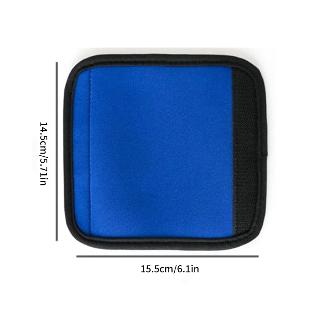 Neoprene Luggage Handle Wrap - Suitcase Identifier & Trolley Grip Cover for Easy Travel Identification (Airport, Cruise, Business Trips)