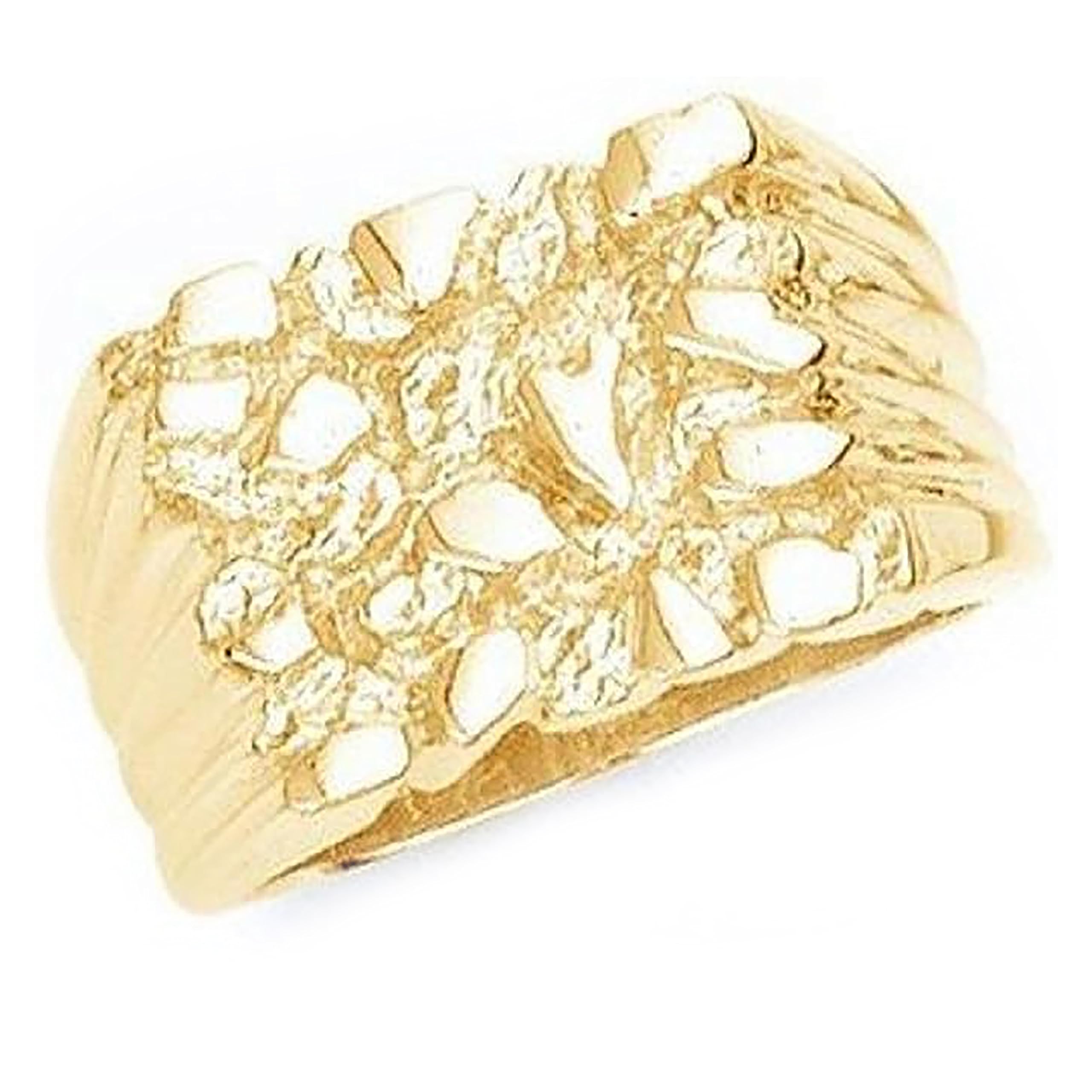 10K Gold Men's Wedding Band Ring - Durable & Stylish for Everyday Wear - Perfect for Grooms, Anniversaries, and Special Occasions