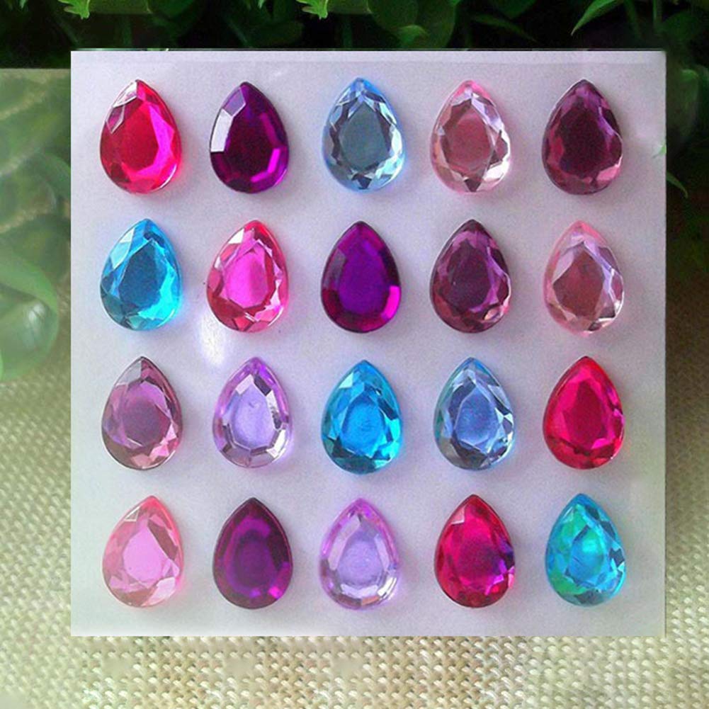 365pcs Self-Adhesive Gem Stickers for Kids Crafts & DIY Projects