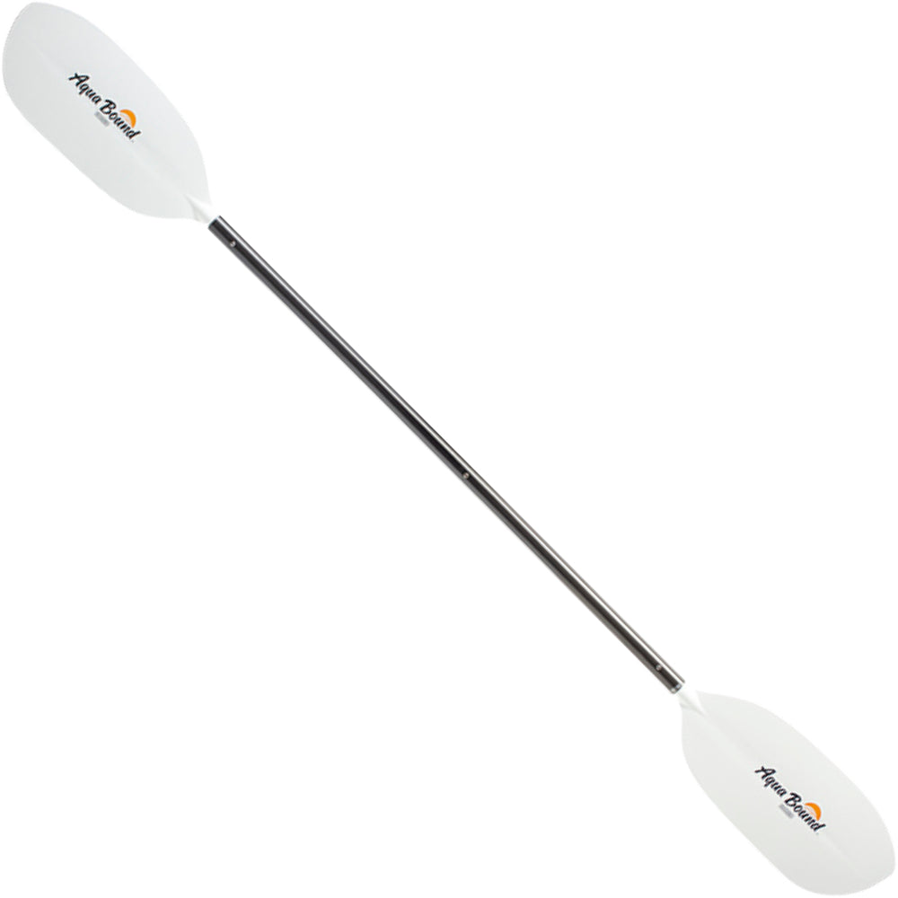 Aqua Bound Shred Hybrid 4-Piece Whitewater Kayak Paddle - Lightweight Carbon Fiber Shaft with Durable Nylon Blades for River Rafting & Kayaking Adventures