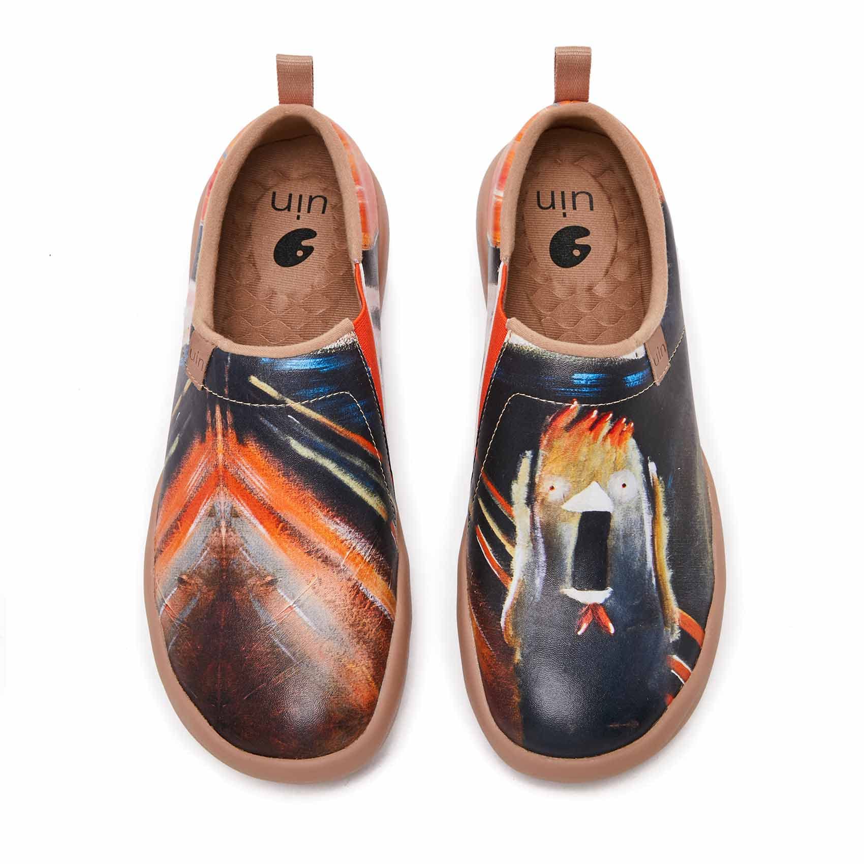 UIN Men's Slip-On Walking Shoes - Lightweight Travel Loafers with Microfiber Upper | Comfortable Casual Sneakers for Walking, Travel & Everyday Wear